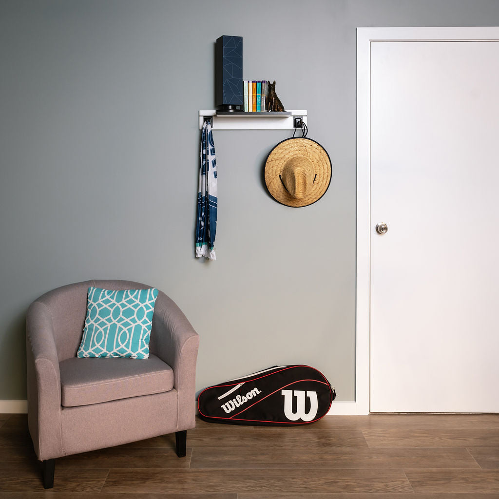 Shelf n More Single home storage Kit 600mm with 400mm shelf