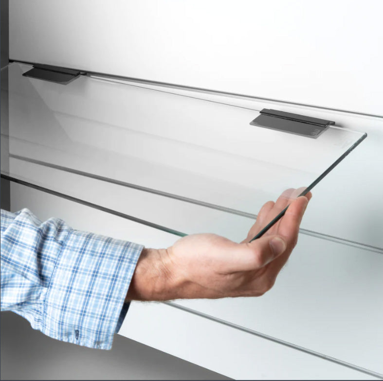 800mm Glass Shelf - Australian Standard grade A toughened glass
