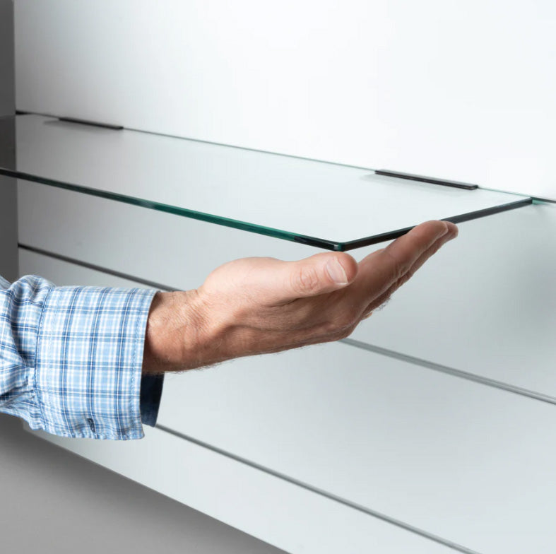 800mm Glass Shelf - Australian Standard grade A toughened glass