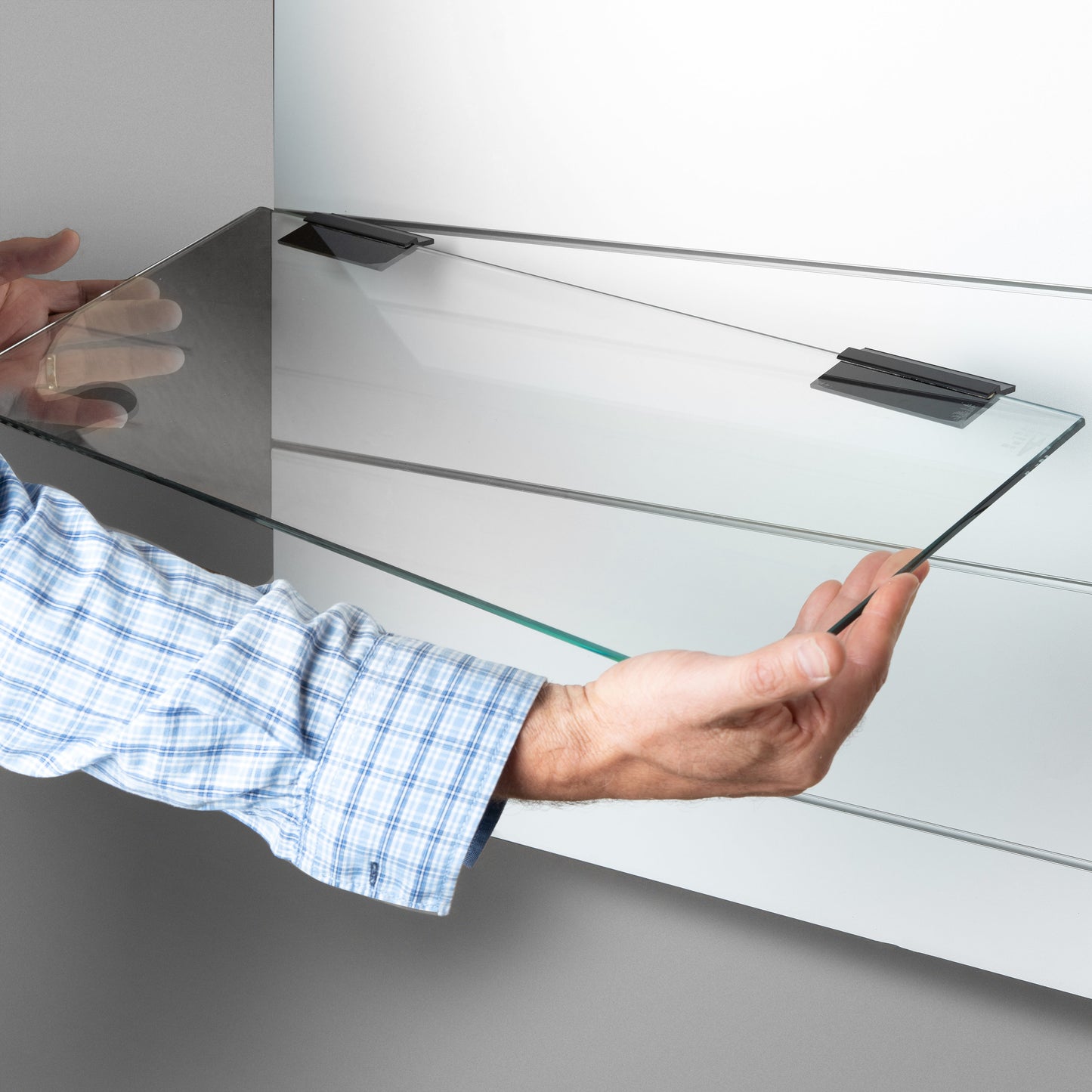 800mm Glass Shelf - Australian Standard grade A toughened glass