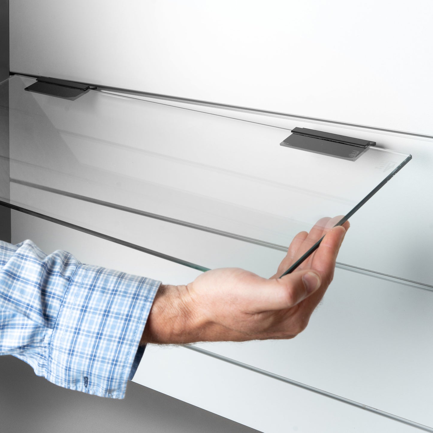 800mm Glass Shelf - Australian Standard grade A toughened glass