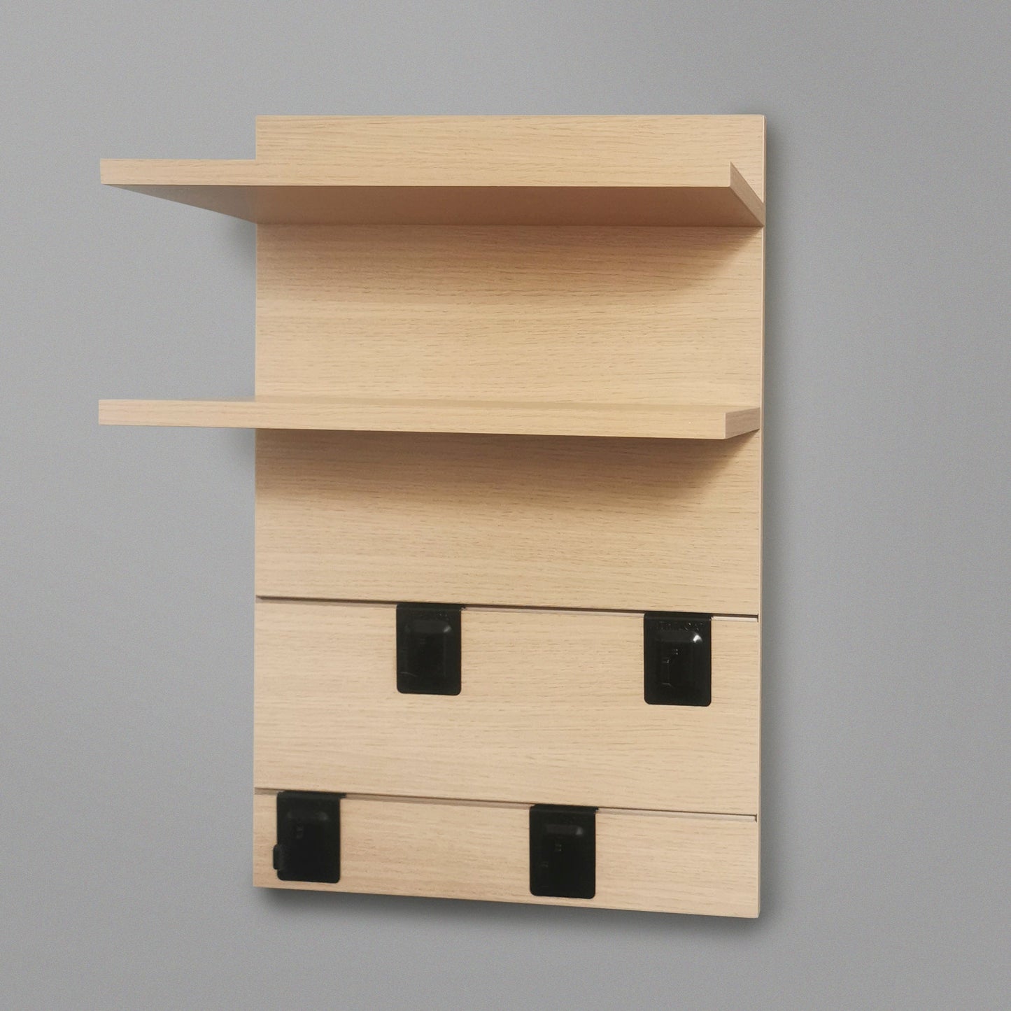 400mm Backpanel 4 line with 2 400mm Shelves & 4 Hooks