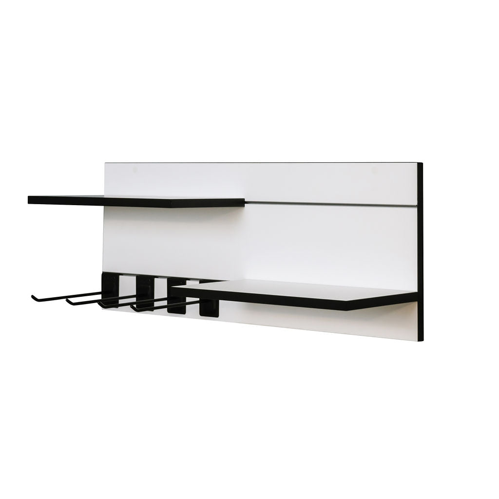 Shelf n More Double Multi room Kit white 800mm with 2 x 400 shelf