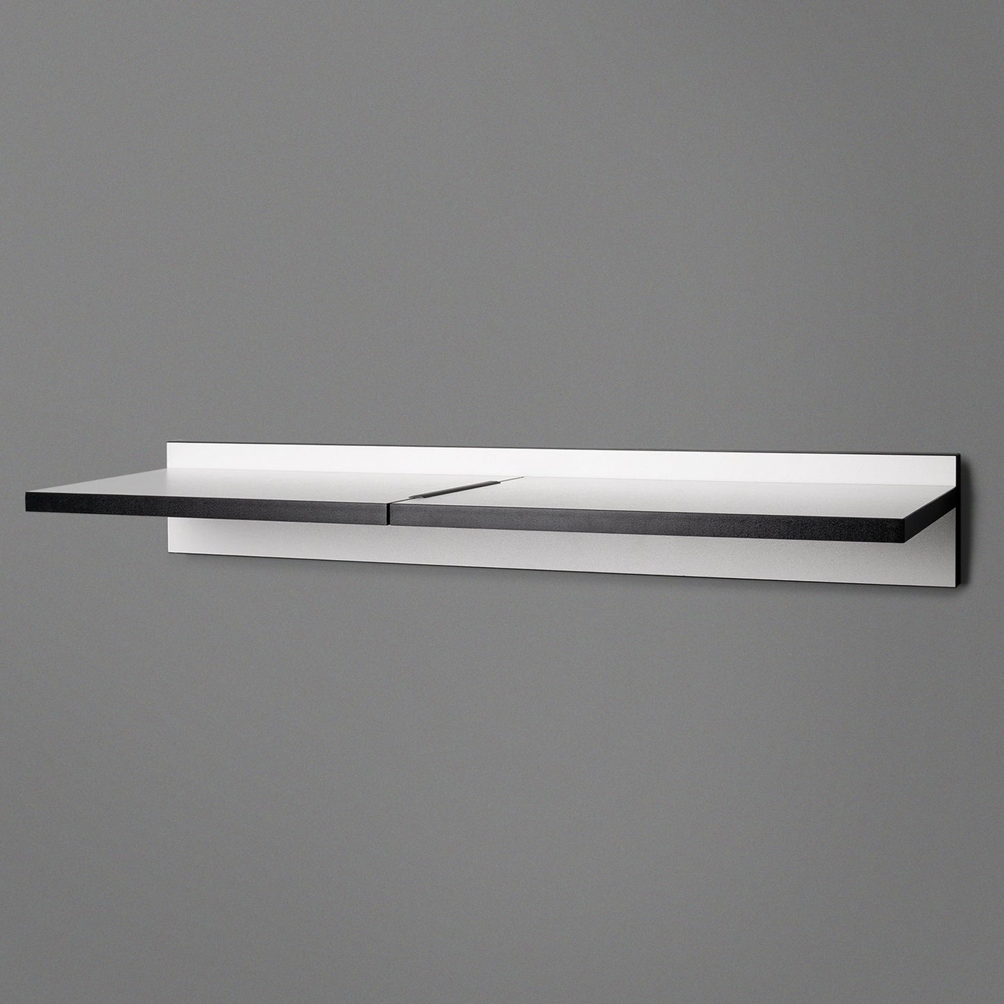 White Adjustable Floating Shelving 800mm