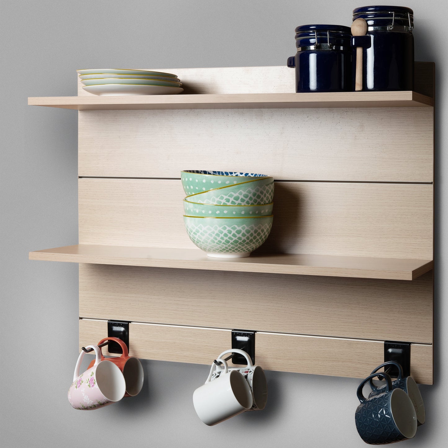 800mm Backpanel 4 lines with 2 x 800 Shelf, plus 3 Prongs