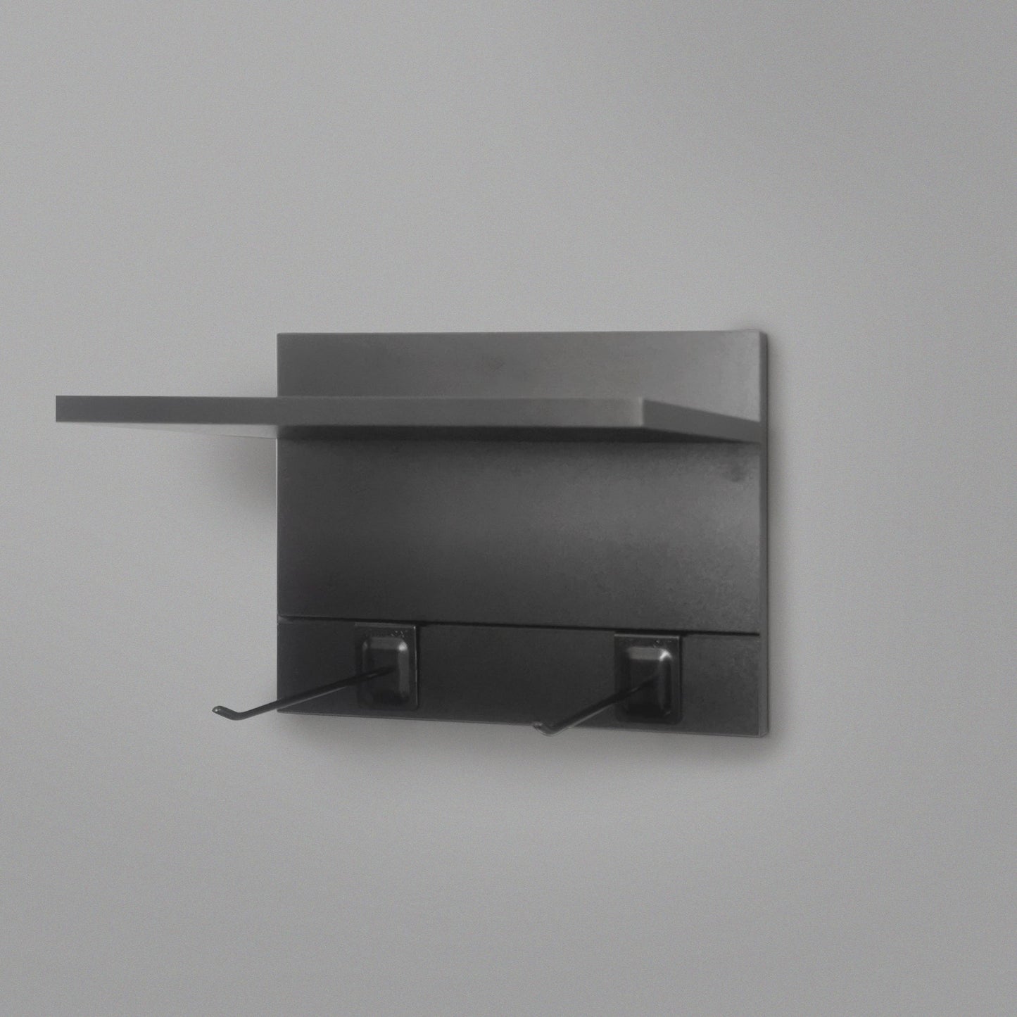 400mm Backpanel 2 lines with 1 x 400mm Shelf & 2 Prongs