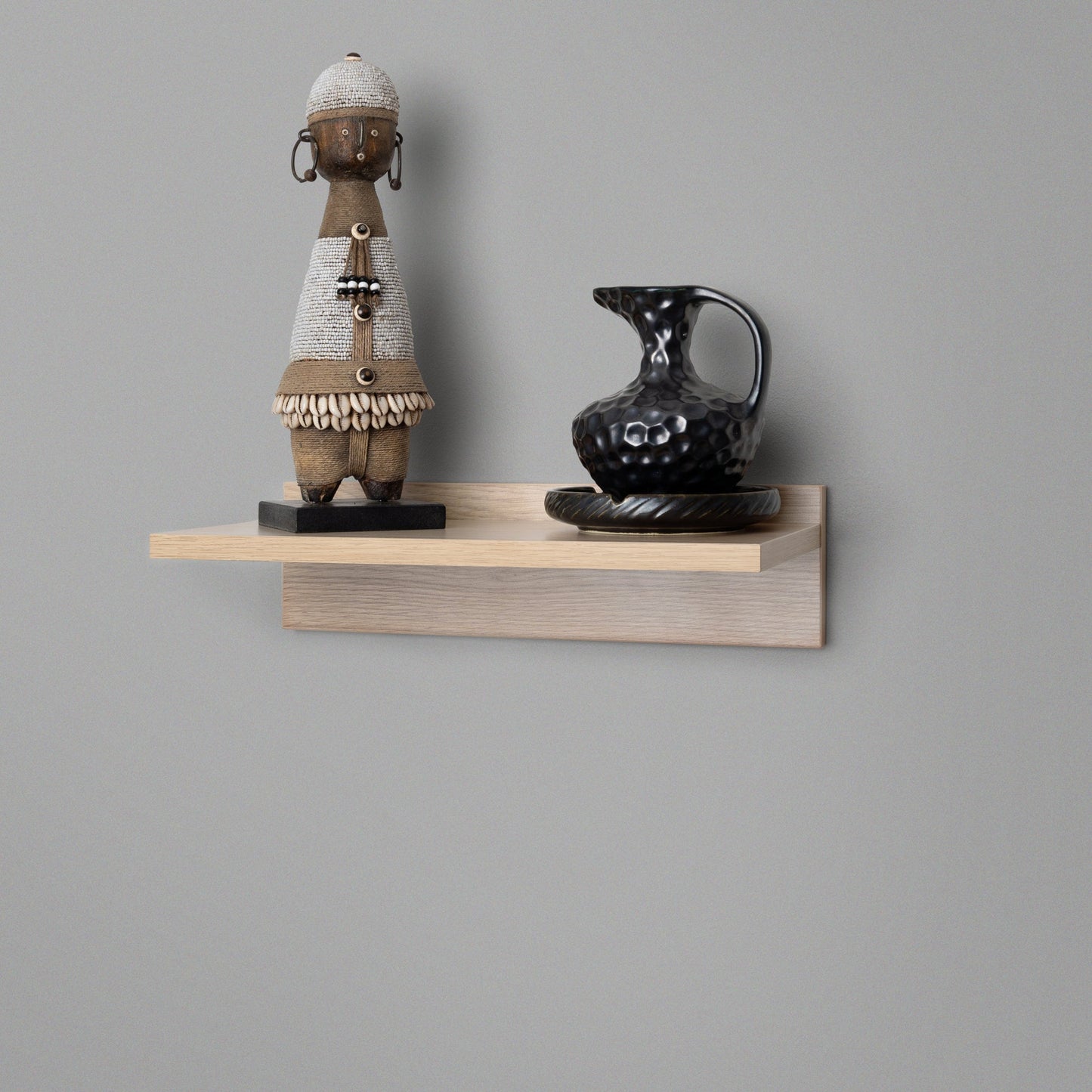 400mm Single line panel with 400mm Adjustable Floating Shelf